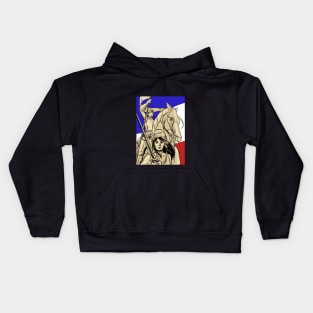 Joan of Arc and Marianne Kids Hoodie